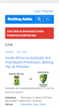 Mobile Screenshot of bettingadda.com